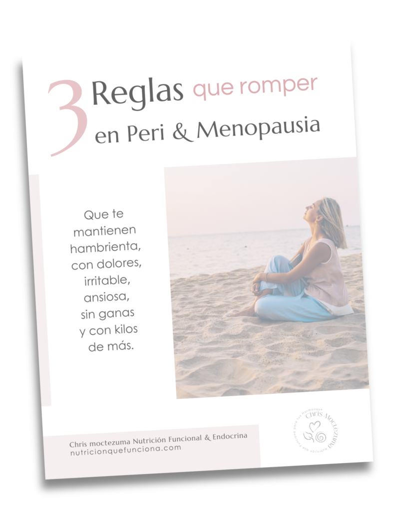 errores en menopausia. reglas que no funcionan en la menopausia, reglas que romper en menopausia, dietas en perimenopausia
